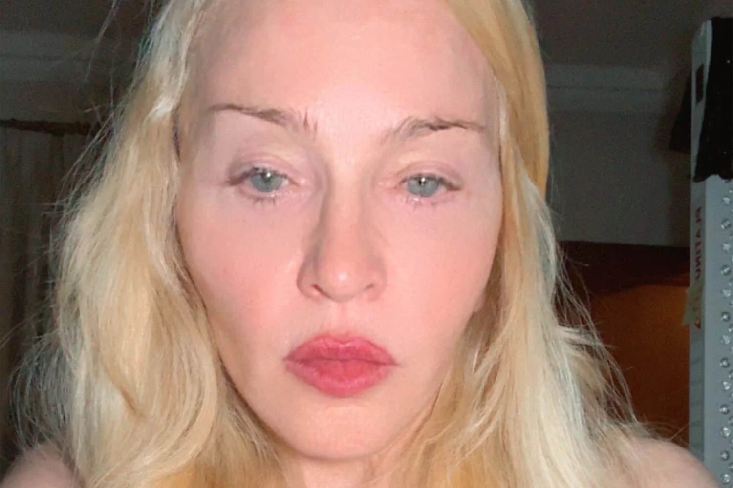 Madonna Shares Makeup-Free Selfie Celebrates Hanukkah with Boyfriend Twins
